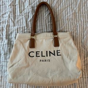 Authentic Celine Canvas Cabas Tote, in great condition, originally $1450